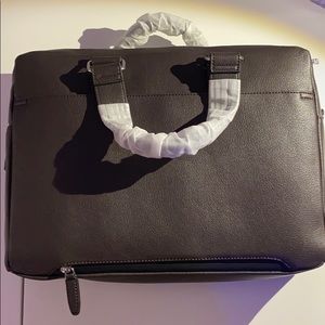 Calvin Klein Dark Brown and Black Brief Case